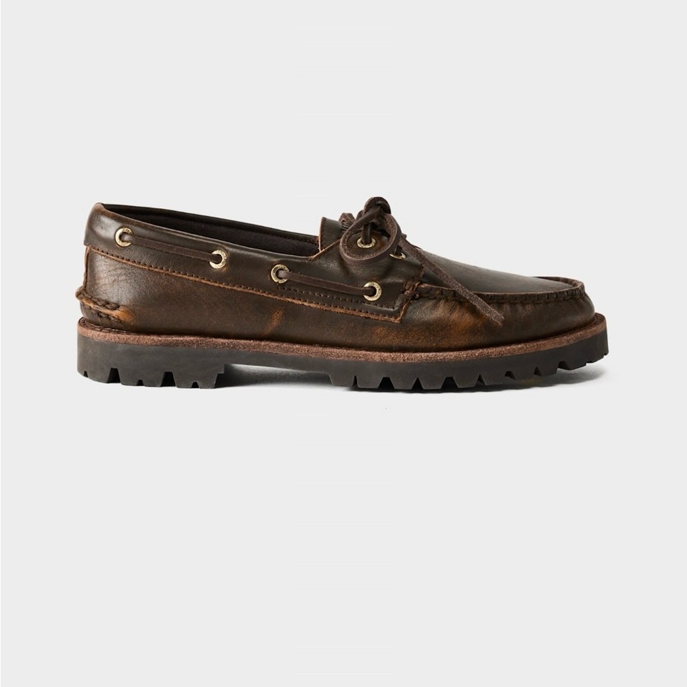 Sperry x Aritzia AO Low Lug Boat Shoe. US 8 Brown